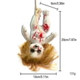 thumbnail image 3 of HaiSphere Halloween 3D Scary Bloody Ghost Doll, Creepy Hanging Spooky Baby Figurine Decoration for Haunted House, Halloween Party Indoor Outdoor Yard Lawn Decor,D, 3 of 4