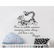 Classic Winnie The Pooh Wall Decals Quotes Tigger Nursery Decor