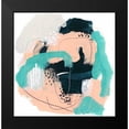 thumbnail image 2 of Vess, June Erica 15x15 Black Modern Framed Museum Art Print Titled - Torrent I, 2 of 5