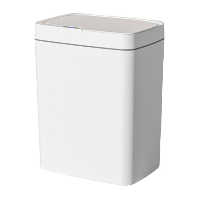 Basurero automático con sensor, recargable, resistente al agua y sin contacto Blanco 18L