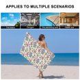 thumbnail image 5 of Pink Blue Hydrangea Towel Set of 3, Soft Microfiber Bath Towels, Hand Towel, Washcloths, Spring Summer Botanical Flowers Quick-Dry Absorbent Towels for Bathroom Kitchen Hotel Beach Gym Spa, 5 of 9