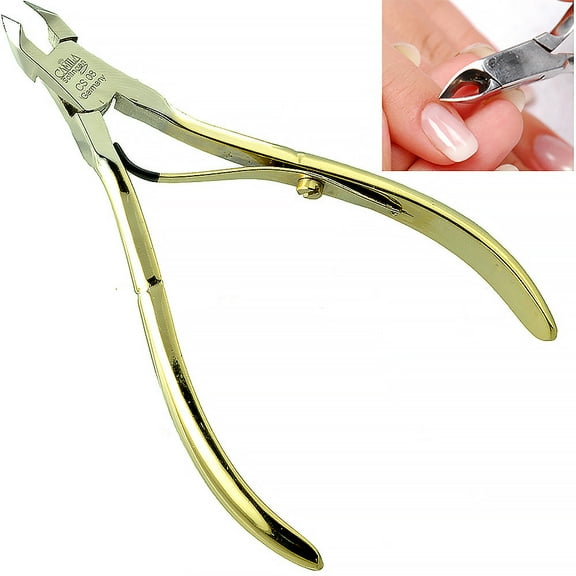 4" Gold Plated Cuticle Cutter - 5mm Blade
