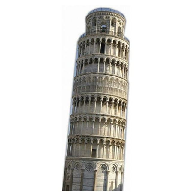 Star Cutouts SC222 la Tour Penchée de Pisa Carton Découpé Standup