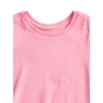 thumbnail image 3 of Wonder Nation Toddler Girls Tees with Short Sleeves, 3-Pack, Sizes 18M-5T, 3 of 4
