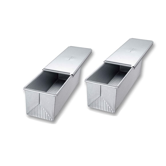 USA Pan Pullman Loaf Pan avec Couvercle, Grand w Ensemble de 2