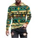 thumbnail image 2 of Blusas y camisas de manga larga con cuello redondo para hombre, blusa informal de moda con estampado de cuello redondo y manga larga, blusa estampada para hombre, blusa de poliéster, 2 of 5