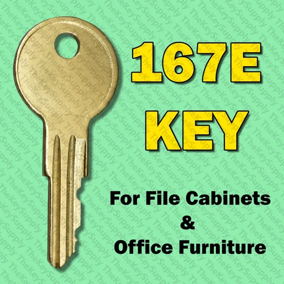 167E Key For Desk File Cabinet & Office Furniture