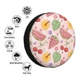 thumbnail image 5 of ZNDUO Pink Watermelon Floral Pattern Spare Tire Cover, Universal Spare Tire Wheel Covers 15 inch, 5 of 8