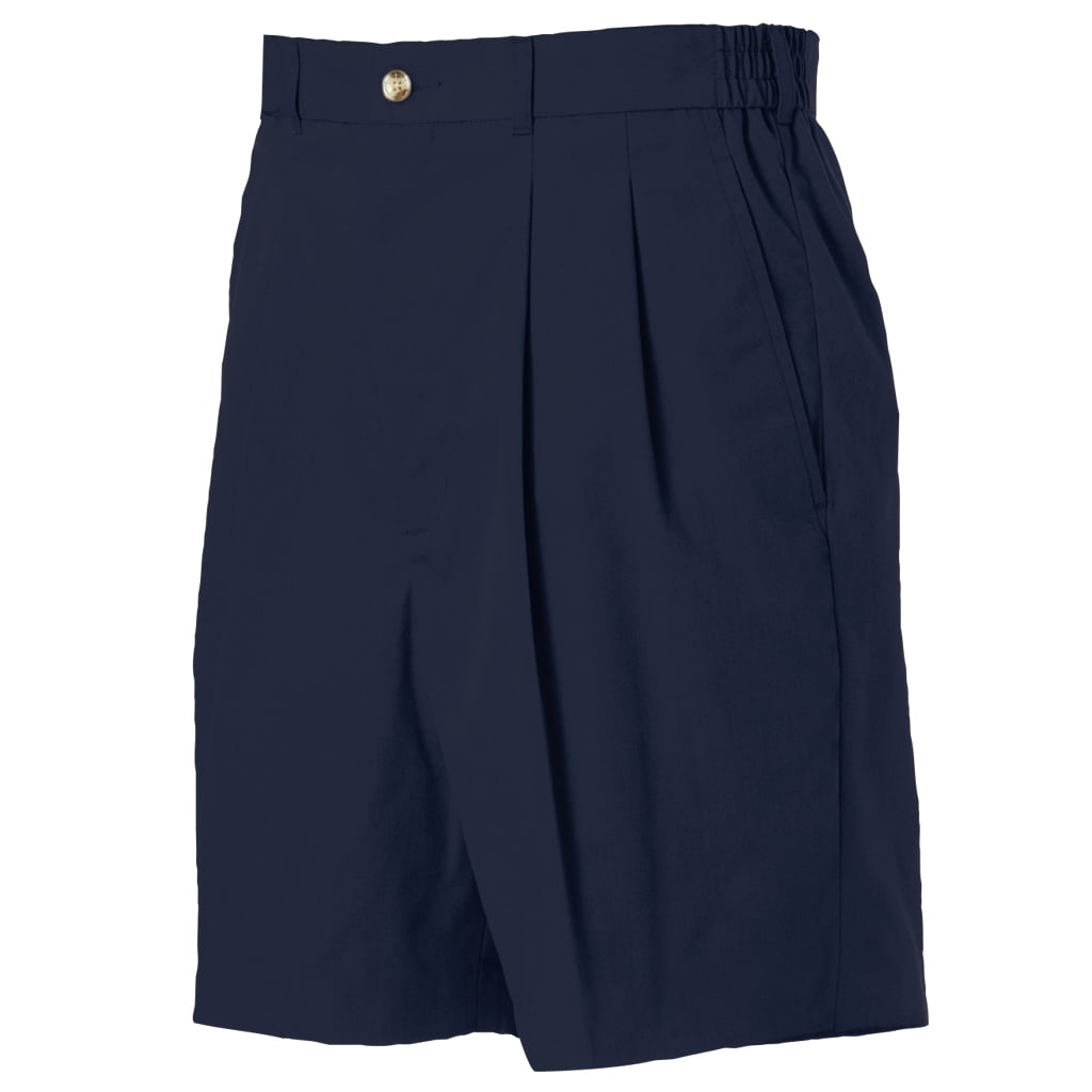 Monterey Club Men's Pleated Expandable Waist Classic Golf Shorts 8622