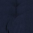 thumbnail image 6 of Jordan Manufacturing 3-Piece Rave Indigo Blue Solid Tufted Outdoor Cushion Set with 1 Wicker Bench Cushion and 2 Wicker Seat Cushions, 6 of 8
