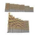 thumbnail image 1 of 98pcs Titanium Coated High Speed Steel Twist Drill Bit 1.5mm-10mm Drill Bits Straight Shank, 1 of 4