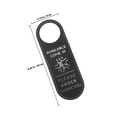 thumbnail image 2 of Greenadscape De Puerta En Cuero Negro Para Sala De Conferencias Uso Doble Lado Do Not Disturb, 2 of 7