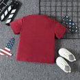 thumbnail image 5 of EnJoCho Child Holiday Party T Shirt Summer Toddler Boys Girls Short Sleeve Crewneck USA Flag Pattern Tshirt Tops Independence Day 4th Of July Prints Outfits, 5 of 6