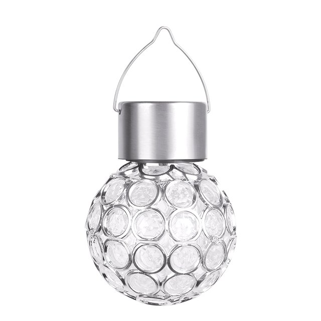 Led Solar Hollow Pattern Lamp Garden Lantern Luz Decorativa Colgante Al Aire Libre Para Porche Patio De Césped seitruly HA026927-01