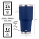 thumbnail image 3 of Termo para Café y Agua, Botella Térmica de Acero Inoxidable 30 Oz (890 ml): Contiene Tapa Hermética Antiderrames, Garantiza la Temperatura Deseada sin Preocupaciones (Navy), 3 of 7