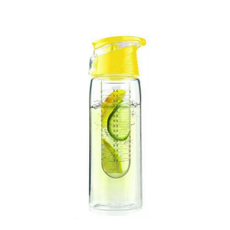 800ml Sports Fruit Infusing Infuser Water Lemon Juice Health Bottle  Flip O C2N5 
