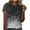Silver, variant on Sparkling Crystal T-Shirts for Women Fashion Glitter Print Short Sleeve Tee Tops Dressy Crewneck Blouses Spring Tunic Shirts