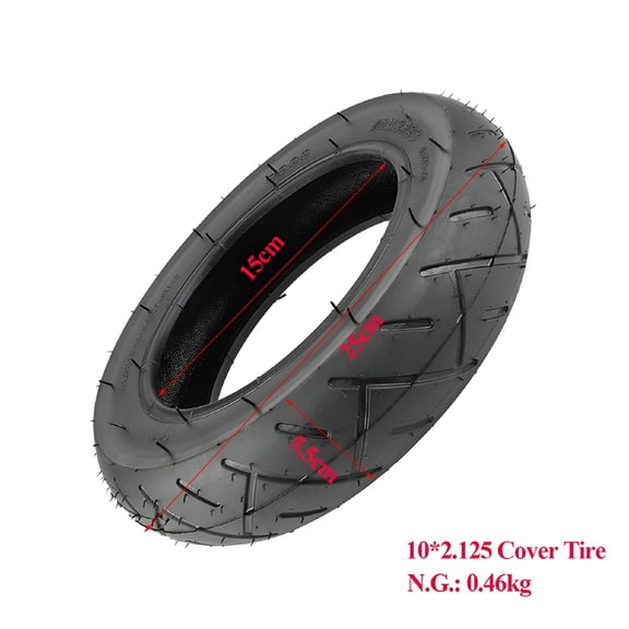 MELIVO 10X2125 Electric Scooter Tire 10 Inch 120G Tire