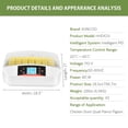 thumbnail image 2 of SUNCOO Digital 42 Egg Incubator Hatcher Automatic Egg Turning Temperature Control Poultry Hatching Chickens Ducks Goose Birds Turkey W/LED Display, 2 of 8