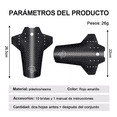 thumbnail image 5 of Guardabarros Reflectante Bicicleta Mtb Trasera Y Delantera Negra, 5 of 5