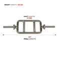 thumbnail image 2 of Sunny Health & Fitness 24 Inches Threaded Solid Chrome Triceps bar, 2 of 4