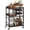 Brown, variant on Bar Cart with Removable Tray, Home Bar Serving Cart, Drink Cart, Mobile Kitchen Shelf with Wine Rack and Glass Holder, Rolling Beverage Cart for Living Room, Kitchen, Black BC01BK036