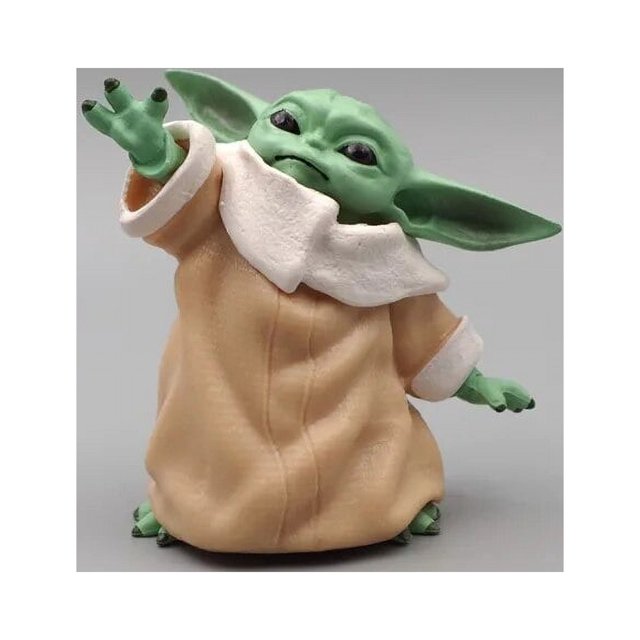 Juguetes calientes dibujos animados de Star Wars versión Q Darth Vader Baby Yoda muñecas figuras de juguete para niños regalo decoración de automóviles figuras de acción