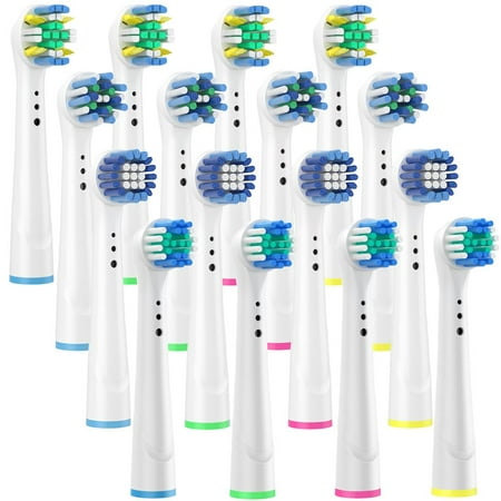 Replacement Toothbrush Heads Compatible with Braun Oral B, Professional Electric Toothbrush Heads Brush Heads Compatible with Oral B Replacement Heads