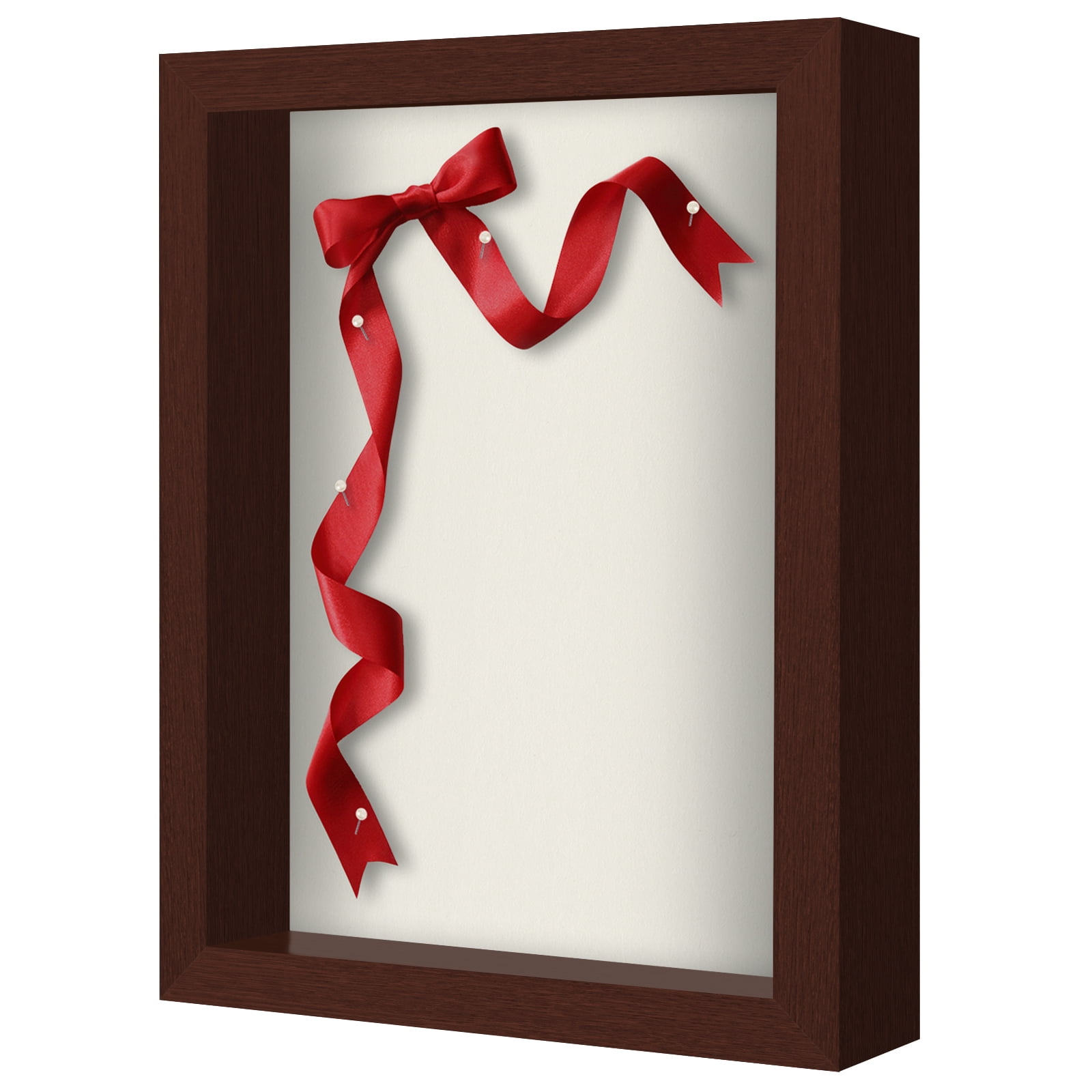 Americanflat 8.5x11 Shadow Box Frame, Mahogany