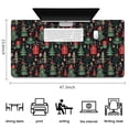 thumbnail image 5 of Long Mouse Pads for Desk,Dark Christmas Tree and Gift Pattern Desk Mats on Top Of Desks, Desk Mouse Pad Extra Large with 3mm Non-Slip Base and Stitched Edge for Gaming,Office,Work,Home 47.3x23.6in, 5 of 5