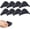 Black, variant on Soft Sponge Adjustable Shoe Filler, Reusable Shoe Toe Inserts for Loose Shoes, Unisex Size Inserts for High Heel Shoes