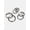 Silver, variant on No Boundaries Chunky Hoop Earrings, 3-Pack, Women's