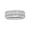 Silver, variant on Men's Tungsten 8MM Grooved Comfort Fit Wedding Band by Brilliance Fine Jewelry - Mens Ring