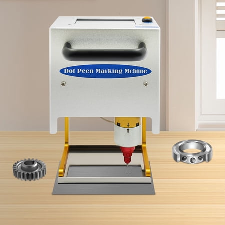 300W Portable Dot Peen Marking Machine Metal VIN Code Engraving Printer with Clear Touch Screen
