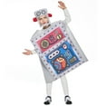thumbnail image 4 of WOYY Robot Co_stume for Boys Party Performance Jumpsuit Robot Dress Up Outfits Kids 2Pcs Set, 4 of 5