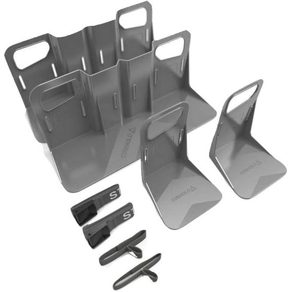 Stayhold Metro Car Organizer Kit with 2 Large & 2 Small Metro Carpet Car Trunk Organizer Inserts & 2 Strap Sets