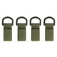 thumbnail image 2 of 4 piezas de correa de nailon Molle para colgar cinturón mosquetón gancho hebilla correa clip Verde, 2 of 9