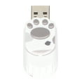 thumbnail image 1 of Unidad flash portátil de almacenamiento grande con forma de pata de gato, disco U para ordenador portátil, color gris, 16 GB, 1 of 5