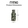 thumbnail image 4 of RTIC 12 oz Ceramic Lined Insulated Journey Water Bottle, Leak-Proof Lid, Digital Camo, 4 of 9