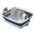 thumbnail image 3 of Progressive International CDD-100 Plastic Collapsible Dish Rack with Drain Board, 3 of 4