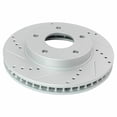 thumbnail image 4 of Geelife For Chevy GMC Olds Metallic Brake Pad & Performance Drilled Slotted Rotor Kit, 4 of 8