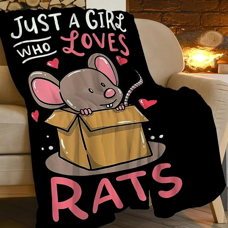 Mouse Rat Blanket Super Cozy Soft Mouse Rat Throw Blanket Warm