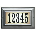 thumbnail image 5 of Edgewood Standard Lighted Address Plaque in French Bronze Frame Color, 5 of 5