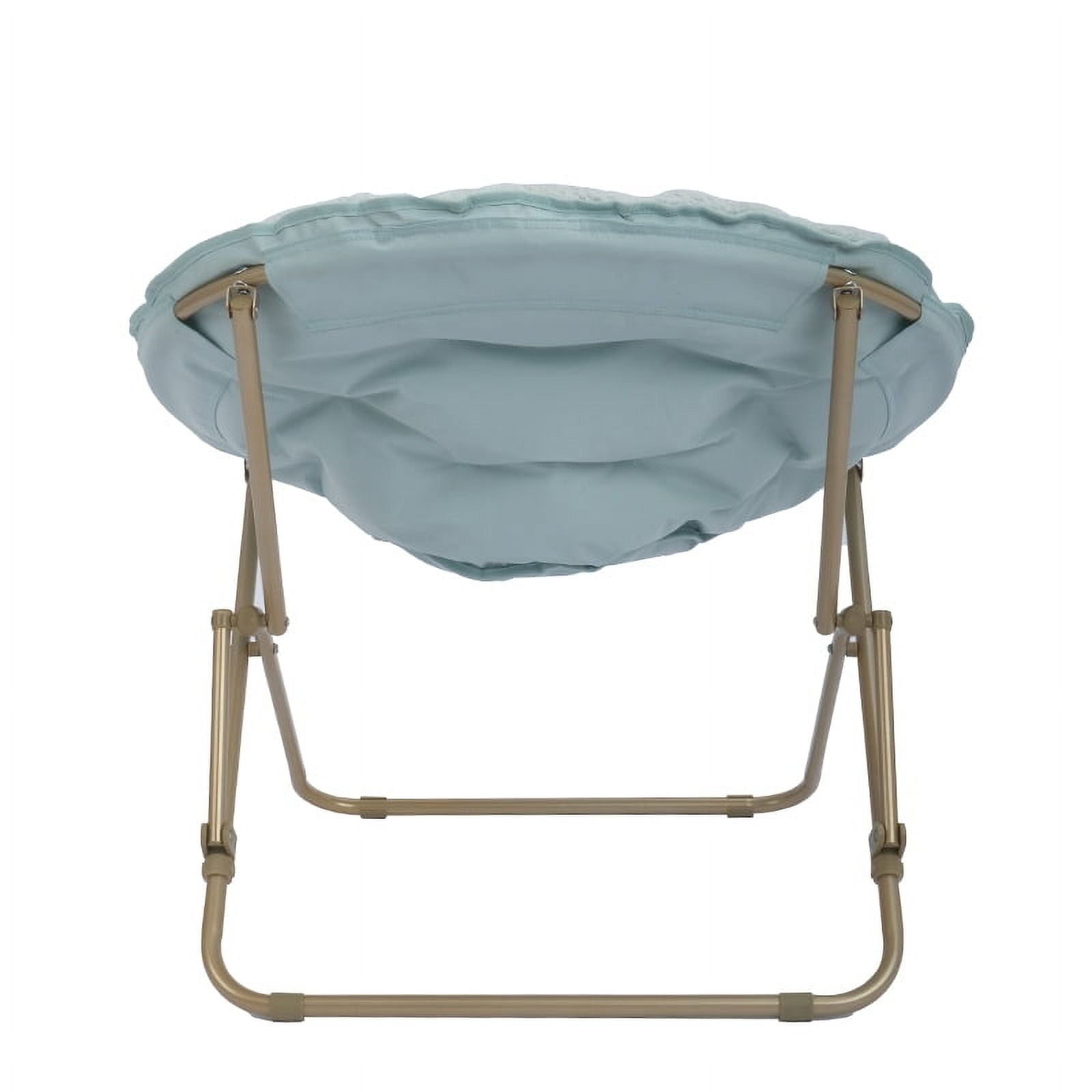 Mainstays Saucer Chair for Kids and Teens, Soft Sea