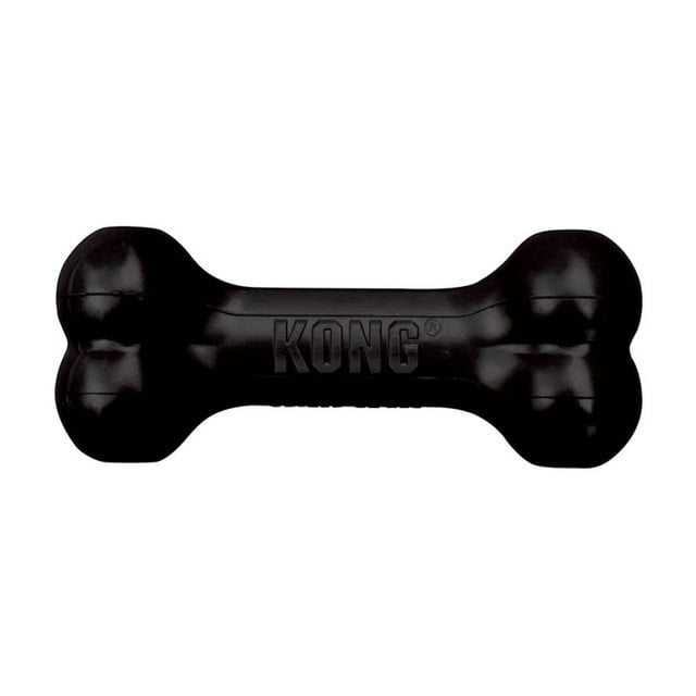 Hueso Extreme Caucho Natural KONG Goddie Grande Negro Perro 10015