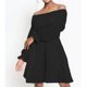 thumbnail image 1 of WILLBEST Vestidos De Lino Para Mujer Vestido Mini Con Escote Cuadrado, Espalda Anudada, Cintura Elástica, Manga Larga Y Dobladillo Con Volantes, 1 of 3