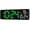 Green, variant on Large LED Digital Wall Clock with Date, Temperature, Auto-Brightness, Auto-DST | Big Digital Clock for Bedroom, Desk, Classroom, Living Room, Kitchen, Office, Gym, Farmhouse, Xmas Gift for Seniors