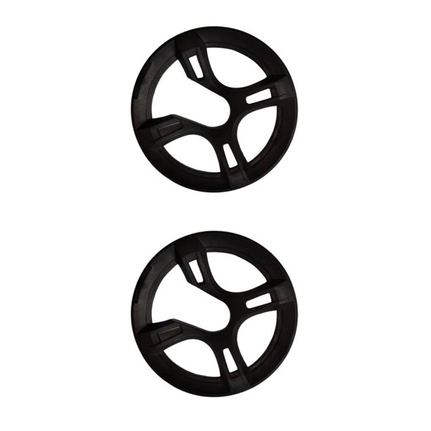 Eigraketly Protector de platos y bielas para bicicleta de montaña 42T, funda para reparación de ciclismo, accesorios de modificación de Negro 2piezas