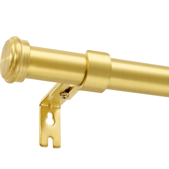 Varilla para Cortina Zeerobee Ajustable 81-610 cm Dorado Cepillado