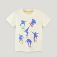 thumbnail image 1 of LSLJS 2-7Years T-shirt Imprimé Col Rond Top Pull Garçons Manches Courtes Vêtements d'Été Vêtements pour Enfants à la Mode 2024, 1 of 6
